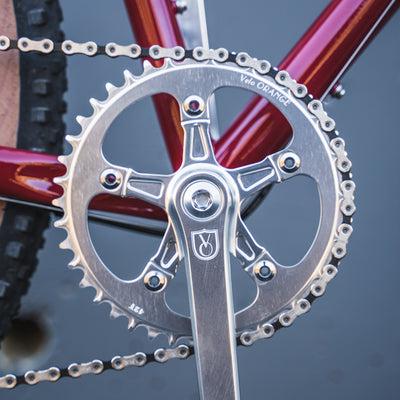 Single Ring Crankset w/ Narrow-Wide Chainring