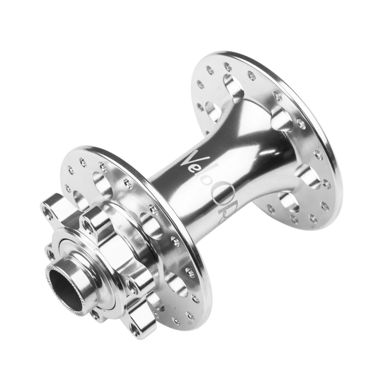 Disc Front Hub - Silver and Noir