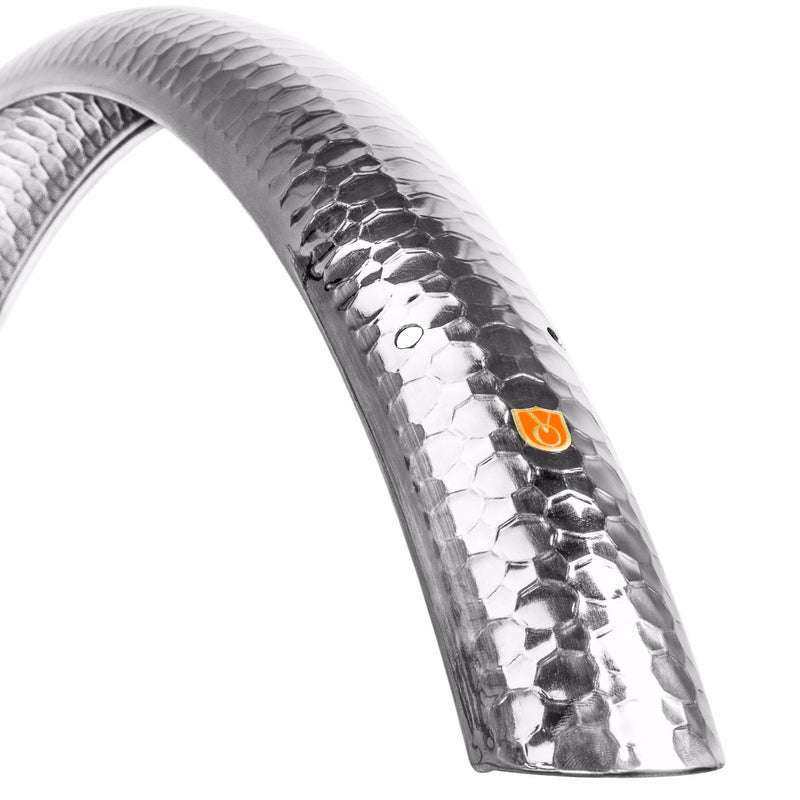 Velo Orange 700c Hammered Fenders, 45mm, Silver