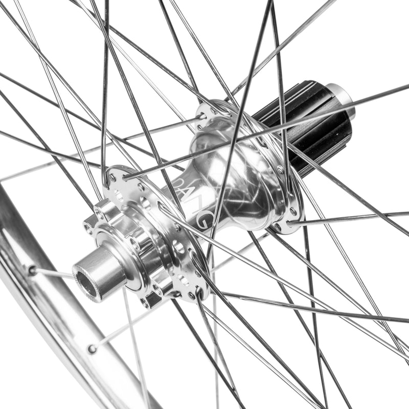 Disc Rear Hub - Silver and Noir